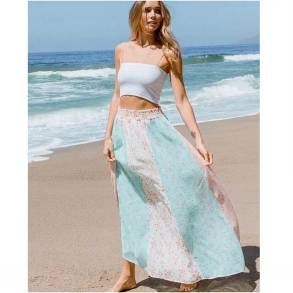 1 LEFT! Chiffon Maxi Skirt - Picture 4 of 4